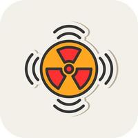 Gamma Ray Vector Icon Design