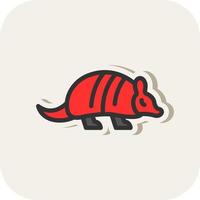 armadilo vector icono diseño