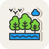 Rainforest Vector Icon Design