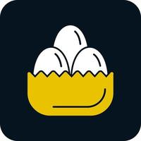 Eggs Vector Icon Design