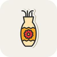 Vase Vector Icon Design