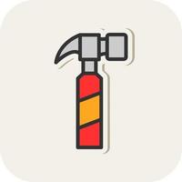 Hammer Vector Icon Design