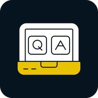 QA Vector Icon Design