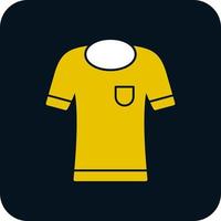 diseño de icono de vector de camiseta de fútbol