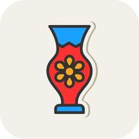 Vase Vector Icon Design