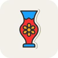 Vase Vector Icon Design