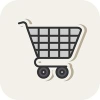 Trolley Vector Icon Design