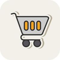 Trolley Vector Icon Design