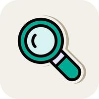 Magnifying Glass Vector Icon Design