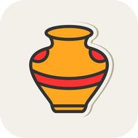 Pottery Vector Icon Design