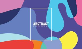 Colorful Abstract Fluid and Geometric Flat Background. Vector Flat Wallpaper Eps 10