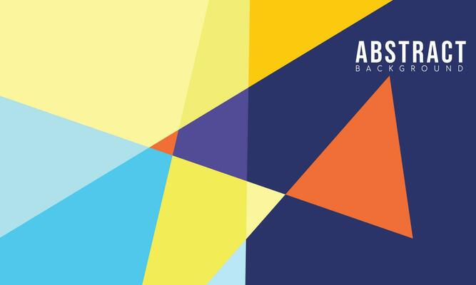 Colorful Abstract Geometric Flat Background. Wallpaper Vector Eps 10