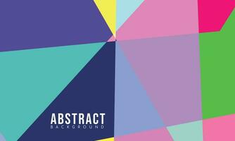 Colorful Abstract Geometric Flat Background. Wallpaper Vector Eps 10