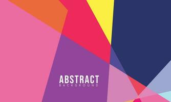 Colorful Abstract Geometric Flat Background. Wallpaper Vector Eps 10