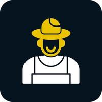 Farmer Vector Icon Design