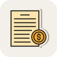 Paper Money Vector Icon Design