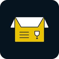 Open Box Vector Icon Design