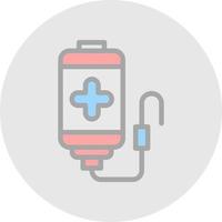 Blood Transfusion Vector Icon Design