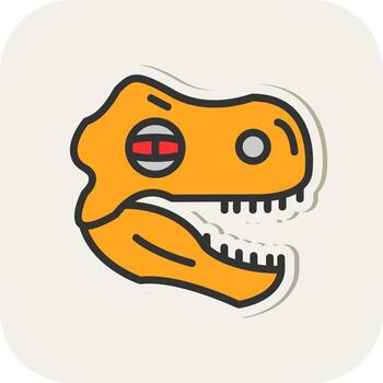 Fossil Vector Icon Design