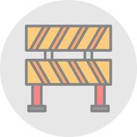 Barrier Vector Icon Design