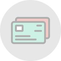 Credit Card Vector Icon Design