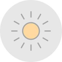 Sunlight Vector Icon Design