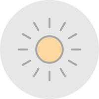 Sunlight Vector Icon Design