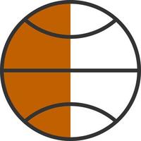 Basketball Vector Icon Design