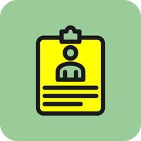 Identifier Vector Icon Design