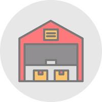 Ware House Vector Icon Design