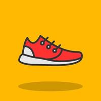 diseño de icono de vector de zapatillas