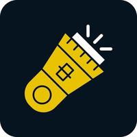 Flashlight Vector Icon Design