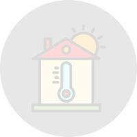 Greenhouse Effect Vector Icon Design