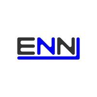 enn letra logo creativo diseño con vector gráfico, enn sencillo y moderno logo.