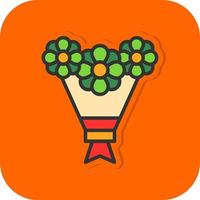 Bouquet Vector Icon Design
