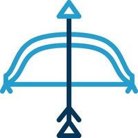 Bow ANd Arrow Vector Icon Design