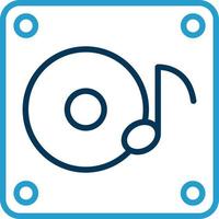 Music Album Vector Icon Design