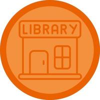 diseño de icono de vector de biblioteca