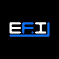 efi letra logo creativo diseño con vector gráfico, efi sencillo y moderno logo.