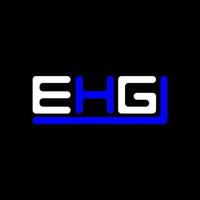 ehg letra logo creativo diseño con vector gráfico, ehg sencillo y moderno logo.