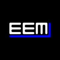 eem letra logo creativo diseño con vector gráfico, eem sencillo y moderno logo.