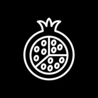 Pomegranate Vector Icon Design