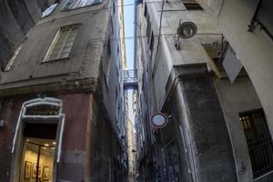 genoa historic palace and buildings in old town photo