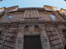 via garibaldi historical buildings genoa photo