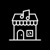 Music Shop Vector Icon Design
