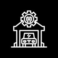 Mechanic Shop Vector Icon Design