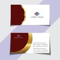 Professional Business Card Design, vector