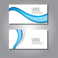 modern simple business card template Vector illustration