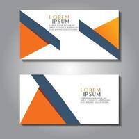 modern creative business card template vector