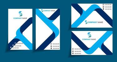 modern creative business card template vector